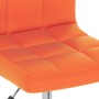 Swivel dining chairs 2 pcs orange synthetic leather by vidaXL, dining chairs - Ref: Foro24-334474, Price: 123,23 €, Discount: %