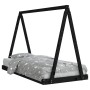 Estructura de cama para niños madera de pino negro 90x190 cm de vidaXL, Cunas y camas para niños - Ref: Foro24-834533, Precio...