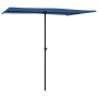 Garden umbrella with light blue aluminum pole 2x1.5 m by vidaXL, Umbrellas - Ref: Foro24-47343, Price: 44,15 €, Discount: %