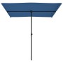 Garden umbrella with light blue aluminum pole 2x1.5 m by vidaXL, Umbrellas - Ref: Foro24-47343, Price: 44,15 €, Discount: %