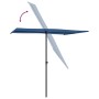 Garden umbrella with light blue aluminum pole 2x1.5 m by vidaXL, Umbrellas - Ref: Foro24-47343, Price: 44,15 €, Discount: %