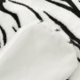 White 144 cm tiger plush carpet by vidaXL, Rugs - Ref: Foro24-80169, Price: 31,44 €, Discount: %