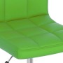 Swivel dining chairs 2 units green synthetic leather by vidaXL, dining chairs - Ref: Foro24-334476, Price: 98,17 €, Discount: %