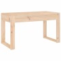 Banco de jardín madera maciza de pino 80x38x45 cm de vidaXL, Bancos de jardín - Ref: Foro24-825086, Precio: 72,76 €, Descuent...