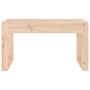 Banco de jardín madera maciza de pino 80x38x45 cm de vidaXL, Bancos de jardín - Ref: Foro24-825086, Precio: 72,76 €, Descuent...