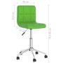 Swivel dining chairs 2 units green synthetic leather by vidaXL, dining chairs - Ref: Foro24-334476, Price: 98,17 €, Discount: %