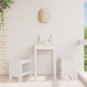 Garden stools 2 pcs solid white pine wood 40x36x45 cm by vidaXL, Garden chairs - Ref: Foro24-825339, Price: 86,66 €, Discount: %