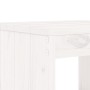 Garden stools 2 pcs solid white pine wood 40x36x45 cm by vidaXL, Garden chairs - Ref: Foro24-825339, Price: 84,46 €, Discount: %