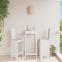 Kitchen stools 2 pcs solid white pine wood 40x42x120cm by vidaXL, Garden chairs - Ref: Foro24-825353, Price: 141,99 €, Discou...