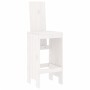 Kitchen stools 2 pcs solid white pine wood 40x42x120cm by vidaXL, Garden chairs - Ref: Foro24-825353, Price: 141,99 €, Discou...