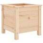 Jardinera madera maciza de pino 40x40x39 cm de vidaXL, Maceteros y jardineras - Ref: Foro24-825247, Precio: 52,99 €, Descuent...