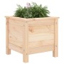 Jardinera madera maciza de pino 40x40x39 cm de vidaXL, Maceteros y jardineras - Ref: Foro24-825247, Precio: 52,99 €, Descuent...