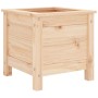 Jardinera madera maciza de pino 40x40x39 cm de vidaXL, Maceteros y jardineras - Ref: Foro24-825247, Precio: 52,99 €, Descuent...