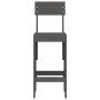 Kitchen stools 2 pcs gray pine wood 40x48.5x115.5 cm by vidaXL, Garden chairs - Ref: Foro24-825361, Price: 130,06 €, Discount: %