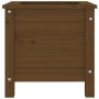 Solid honey brown pine wood planter 40x40x39 cm by vidaXL, Pots and planters - Ref: Foro24-825250, Price: 59,36 €, Discount: %