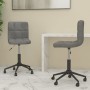 Swivel dining chairs 2 units dark gray velvet by vidaXL, dining chairs - Ref: Foro24-334492, Price: 95,24 €, Discount: %