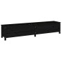 Raised garden bed black pine wood 199.5x40x39 cm by vidaXL, Pots and planters - Ref: Foro24-825272, Price: 139,56 €, Discount: %