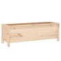 Raised garden bed solid pine wood 119.5x40x39 cm by vidaXL, Pots and planters - Ref: Foro24-825261, Price: 82,00 €, Discount: %