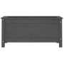 Solid gray pine wood planter 82.5x40x39 cm by vidaXL, Pots and planters - Ref: Foro24-825256, Price: 77,55 €, Discount: %