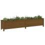 Raised garden bed pine wood honey brown 199.5x40x39cm by vidaXL, Pots and planters - Ref: Foro24-825271, Price: 148,06 €, Dis...