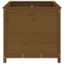 Solid pine wood planter in honey brown color, 82.5x82.5x78 cm. by vidaXL, Pots and planters - Ref: Foro24-825306, Price: 116,...