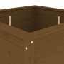 Solid pine wood planter in honey brown color, 82.5x82.5x78 cm. by vidaXL, Pots and planters - Ref: Foro24-825306, Price: 116,...