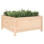 Jardinera madera maciza de pino 82,5x82,5x39 cm de vidaXL, Maceteros y jardineras - Ref: Foro24-825296, Precio: 87,85 €, Desc...