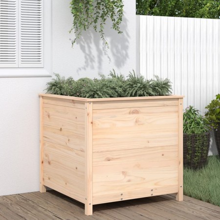 Jardinera madera maciza de pino 82,5x82,5x78 cm de vidaXL, Maceteros y jardineras - Ref: Foro24-825303, Precio: 131,27 €, Des...