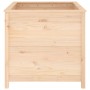 Jardinera madera maciza de pino 82,5x82,5x78 cm de vidaXL, Maceteros y jardineras - Ref: Foro24-825303, Precio: 131,27 €, Des...