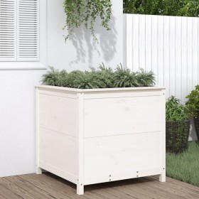 Solid white pine wood planter 82.5x82.5x78 cm by vidaXL, Pots and planters - Ref: Foro24-825304, Price: 157,99 €, Discount: %