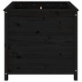 Solid black pine wood planter 82.5x82.5x78 cm by vidaXL, Pots and planters - Ref: Foro24-825307, Price: 153,08 €, Discount: %