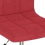 Swivel dining chairs 2 pcs red velvet by vidaXL, dining chairs - Ref: Foro24-334497, Price: 78,99 €, Discount: %