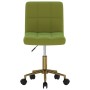 2 pcs Light Green Velvet Swivel Dining Chairs by vidaXL, dining chairs - Ref: Foro24-334515, Price: 106,99 €, Discount: %