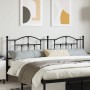 Black metal headboard 193 cm by vidaXL, Headboards and footboards - Ref: Foro24-353476, Price: 49,88 €, Discount: %