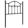 Black metal headboard 75 cm by vidaXL, Headboards and footboards - Ref: Foro24-353465, Price: 31,99 €, Discount: %