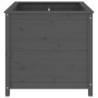 Solid gray pine wood planter 82.5x82.5x78 cm by vidaXL, Pots and planters - Ref: Foro24-825305, Price: 157,63 €, Discount: %