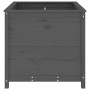 Solid gray pine wood planter 82.5x82.5x78 cm by vidaXL, Pots and planters - Ref: Foro24-825305, Price: 157,63 €, Discount: %