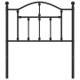 Cabecero de metal negro 80 cm de vidaXL, Cabeceros y pies de cama - Ref: Foro24-353466, Precio: 30,84 €, Descuento: %