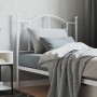 White metal headboard 90 cm by vidaXL, Headboards and footboards - Ref: Foro24-353516, Price: 34,30 €, Discount: %