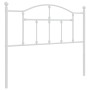 White metal headboard 107 cm by vidaXL, Headboards and footboards - Ref: Foro24-353518, Price: 31,27 €, Discount: %