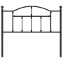 Cabecero de metal negro 107 cm de vidaXL, Cabeceros y pies de cama - Ref: Foro24-353469, Precio: 37,68 €, Descuento: %