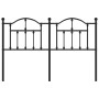 Cabecero de metal negro 140 cm de vidaXL, Cabeceros y pies de cama - Ref: Foro24-353472, Precio: 48,39 €, Descuento: %