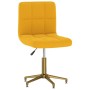 Sillas de comedor giratorias 2 uds terciopelo amarillo mostaza de vidaXL, Sillas de comedor - Ref: Foro24-334542, Precio: 106...