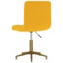 Sillas de comedor giratorias 2 uds terciopelo amarillo mostaza de vidaXL, Sillas de comedor - Ref: Foro24-334542, Precio: 106...