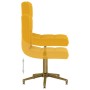 Sillas de comedor giratorias 2 uds terciopelo amarillo mostaza de vidaXL, Sillas de comedor - Ref: Foro24-334542, Precio: 106...