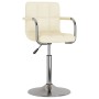 Swivel dining chairs 2 units cream fabric by vidaXL, dining chairs - Ref: Foro24-334555, Price: 109,99 €, Discount: %