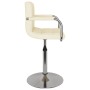 Swivel dining chairs 2 units cream fabric by vidaXL, dining chairs - Ref: Foro24-334555, Price: 109,99 €, Discount: %