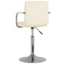 Swivel dining chairs 2 units cream fabric by vidaXL, dining chairs - Ref: Foro24-334555, Price: 109,99 €, Discount: %