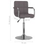 Sillas de comedor giratorias 2 unidades tela gris taupe de vidaXL, Sillas de comedor - Ref: Foro24-334562, Precio: 99,92 €, D...