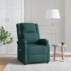 Dark Green Fabric Massage Wing Chair by vidaXL, Electric massage chairs - Ref: Foro24-342432, Price: 233,99 €, Discount: %